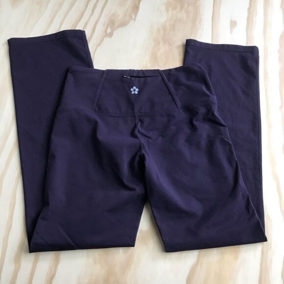 Tuff Athletics high rise Wide leg purple yoga leggings women size S - Picture 7 of 11
